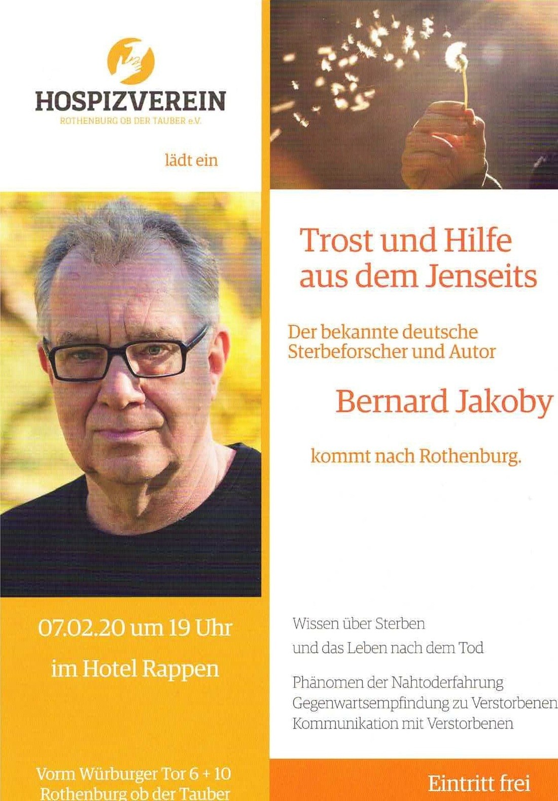 Rothenburg T Vortrag Trost Und Hilfe Aus Dem Jenseits Radio 8