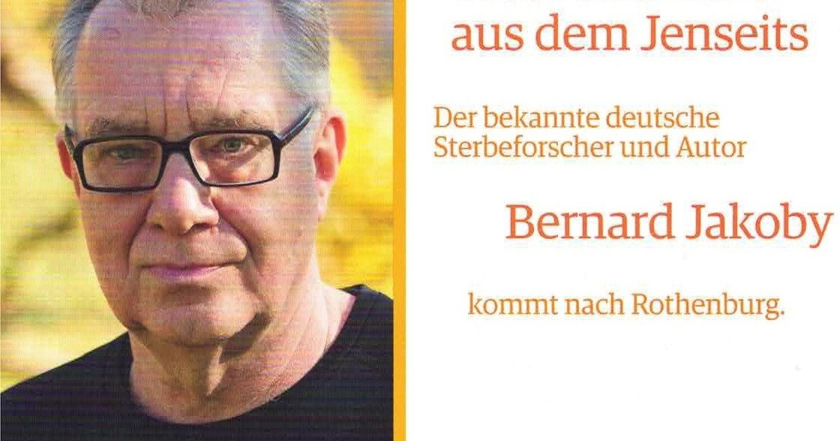 Rothenburg T Vortrag Trost Und Hilfe Aus Dem Jenseits Radio 8